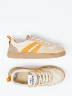 Palladium – Sneaker aus Veloursleder beige