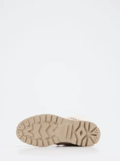 Palladium – Winterboots aus Veloursleder beige