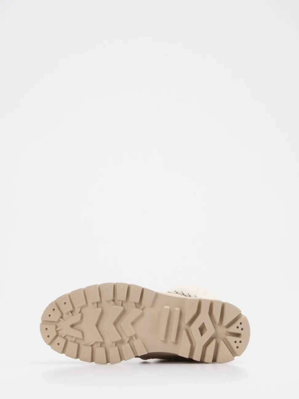 Palladium – Winterboots aus Veloursleder beige