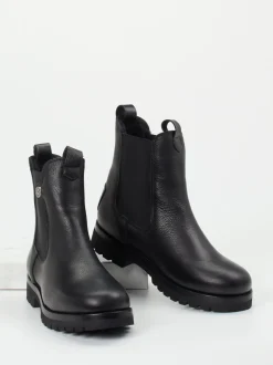 Panama Jack – Chelsea Boots aus Fettleder schwarz