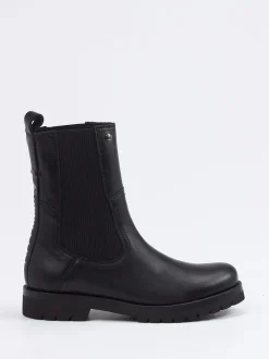 Panama Jack – Chelsea Boots aus Kalbleder Schwarz