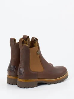Panama Jack – Chelsea Boots aus Fettleder braun