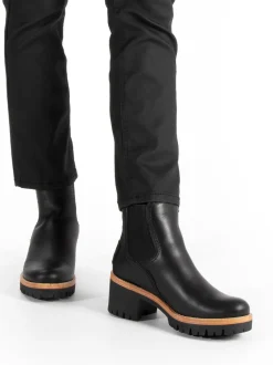 Panama Jack – Chelsea Boots aus Kalbleder schwarz