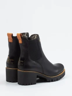 Panama Jack – Chelsea Boots aus Kalbleder schwarz