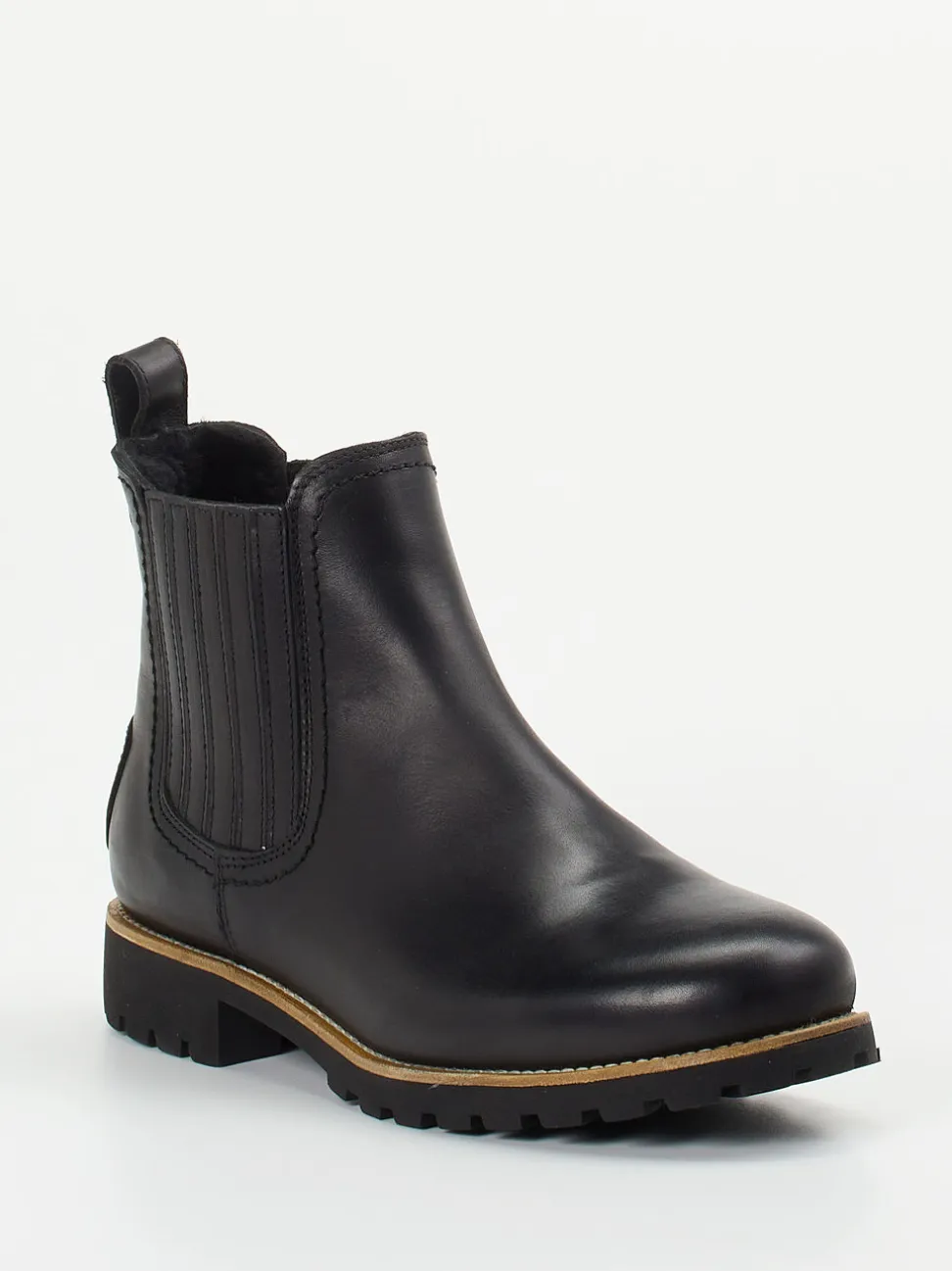 Panama Jack – Chelsea Boots aus Kalbleder schwarz