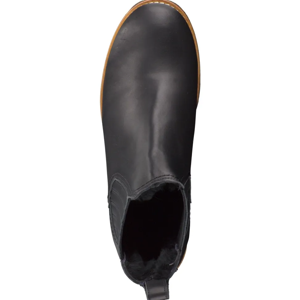 Panama Jack – Chelsea Boots aus Kalbleder schwarz