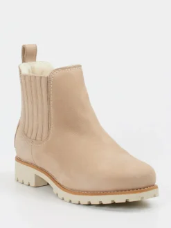 Panama Jack – Chelsea Boots aus Nubukleder beige