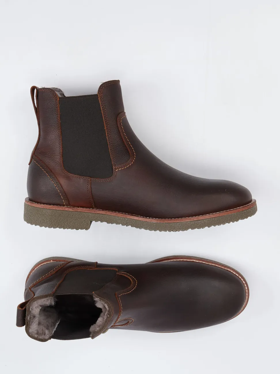 Panama Jack – Chelsea-Stiefelette aus Fettleder braun