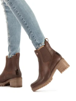 Panama Jack – Chelsea-Stiefelette aus Kalbleder Braun