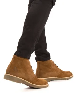 Panama Jack – Desert Boots aus Veloursleder cognac