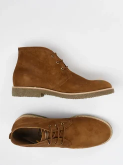 Panama Jack – Desert Boots aus Veloursleder cognac