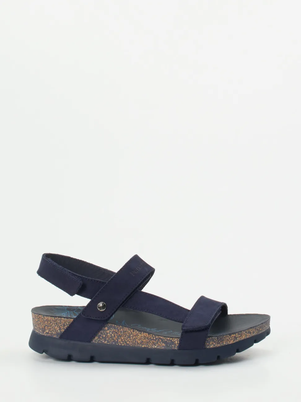 Panama Jack – Keilsandalette aus Lammleder blau