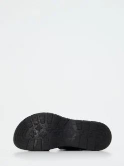 Panama Jack – Plateau-Sandale aus Kalbleder Schwarz
