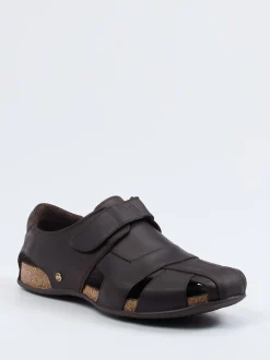 Panama Jack – Sandalen aus Fettleder dunkelbraun