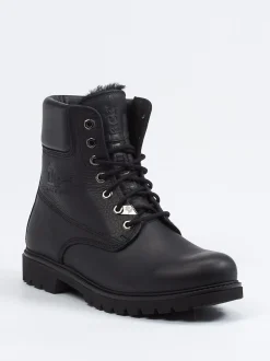 Panama Jack – Schnürboots aus Fettleder schwarz