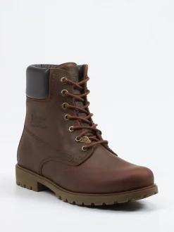 Panama Jack – Schnürboots aus Fettleder mittelbraun