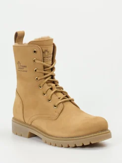 Panama Jack – Schnürboots aus Nubukleder hellbraun