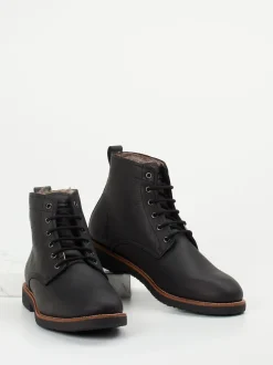 Panama Jack – Schnürboots aus Fettleder schwarz