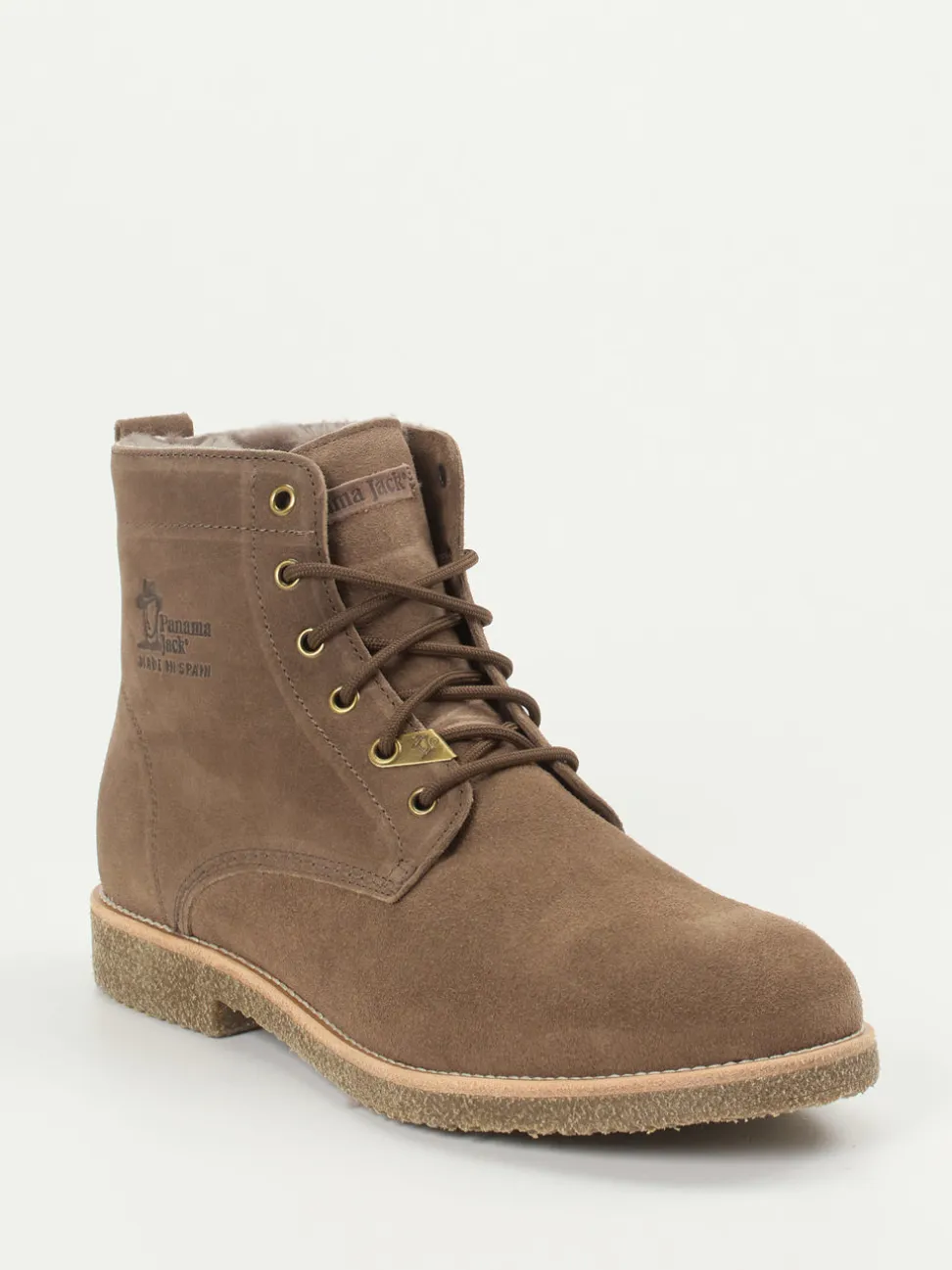 Panama Jack – Schnürboots aus Veloursleder braun