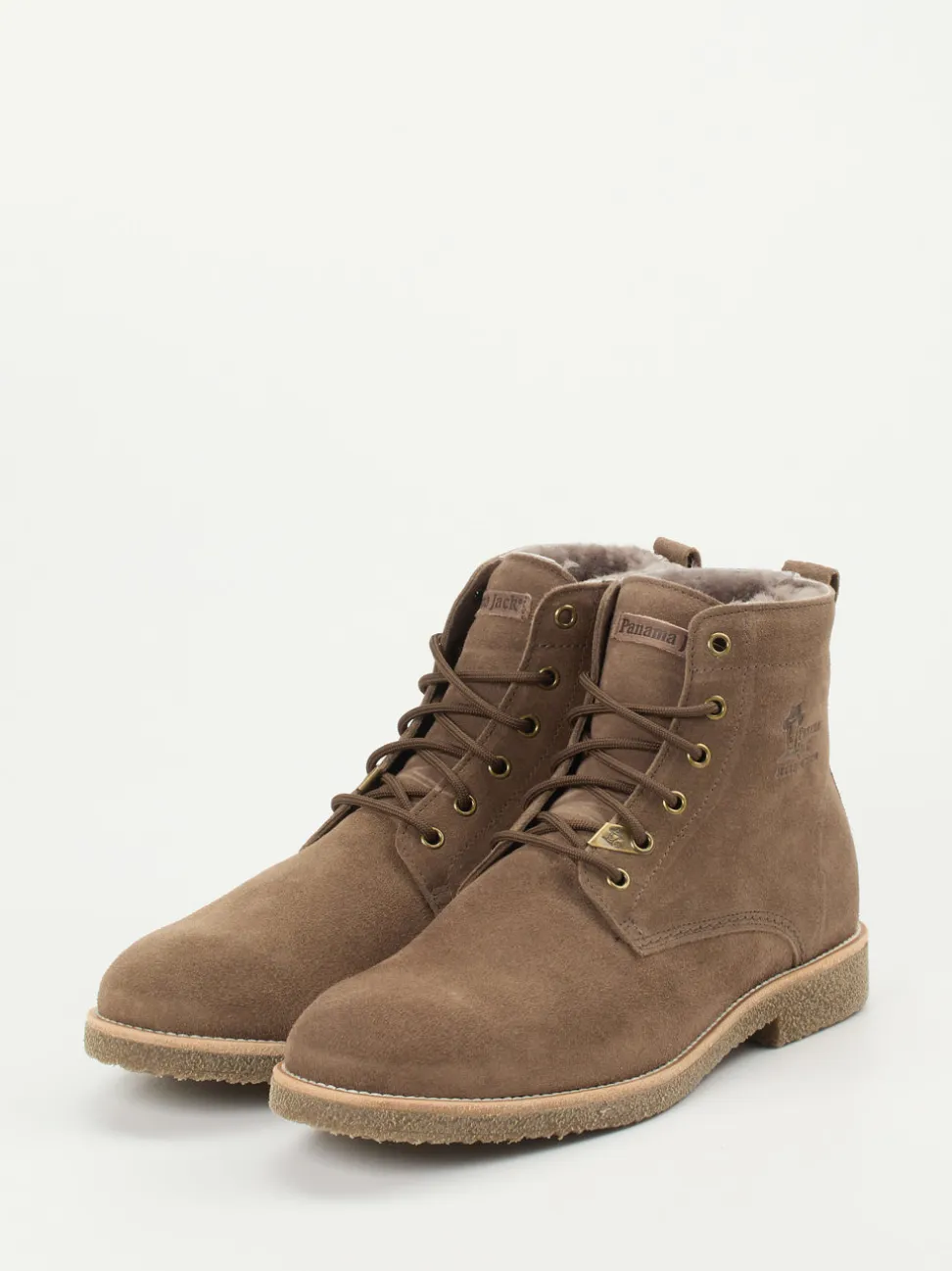 Panama Jack – Schnürboots aus Veloursleder braun