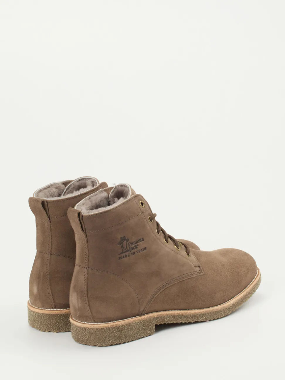 Panama Jack – Schnürboots aus Veloursleder braun
