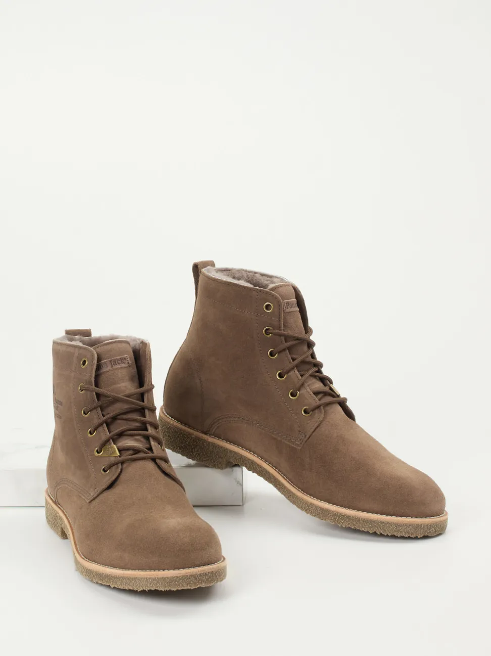 Panama Jack – Schnürboots aus Veloursleder braun