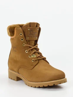 Panama Jack – Schnürboots aus Nubukleder cognacbraun