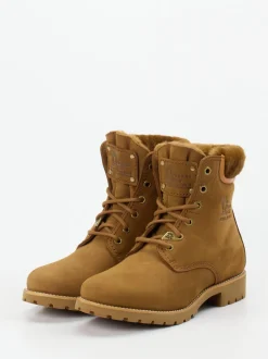 Panama Jack – Schnürboots aus Nubukleder cognacbraun