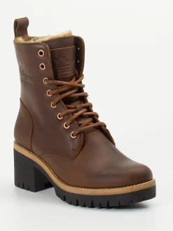 Panama Jack – Schnürboots aus Fettleder mittelbraun