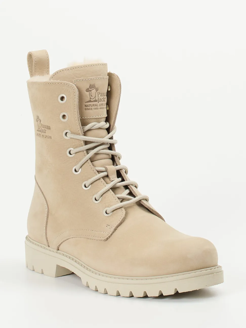 Panama Jack – Schnürboots aus Nubukleder beige