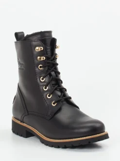 Panama Jack – Schnürboots aus Kalbleder schwarz