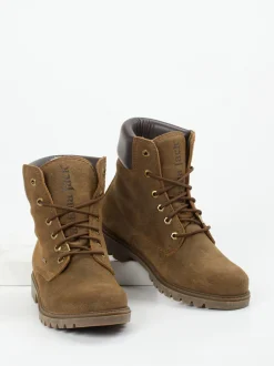 Panama Jack – Schnürboots aus Veloursleder braun