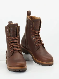 Panama Jack – Schnürboots aus Lammleder mittelbraun