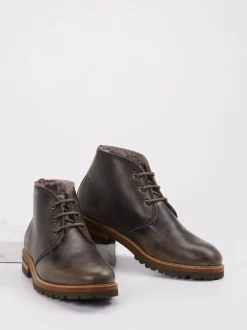 Panama Jack – Schnürboots aus Kalbleder dunkelbraun