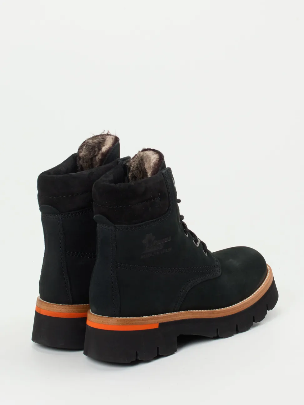 Panama Jack – Schnürboots aus Nubukleder schwarz