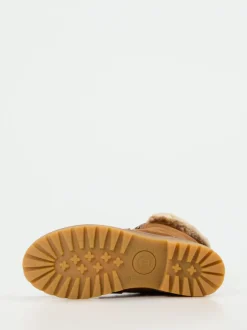 Panama Jack – Schnürstiefelette aus Lammleder cognacbraun