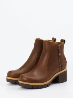 Panama Jack – Stiefelette aus Lammleder mittelbraun