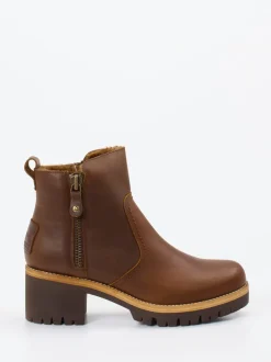 Panama Jack – Stiefelette aus Lammleder mittelbraun