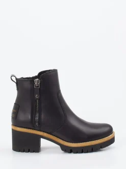 Panama Jack – Stiefeletten aus Lammleder in Schwarz