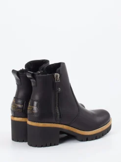 Panama Jack – Stiefeletten aus Lammleder in Schwarz