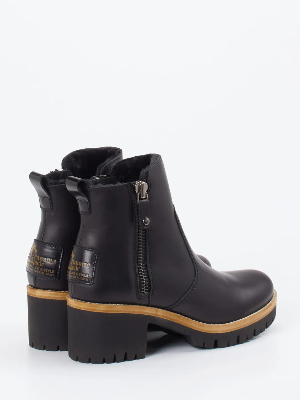 Panama Jack – Stiefeletten aus Lammleder in Schwarz