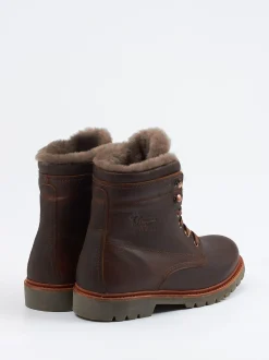 Panama Jack – Stiefeletten aus Fettleder Dunkelbraun