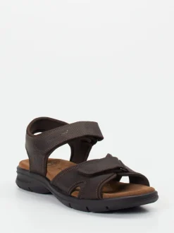 Panama Jack – Trekkingsandalen aus Fettleder dunkelbraun