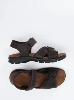Panama Jack – Trekkingsandalen aus Fettleder dunkelbraun