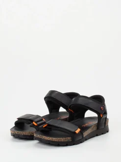 Panama Jack – Trekkingsandalen aus Fettleder Schwarz