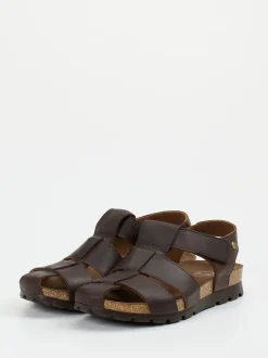 Panama Jack – Trekkingsandalen aus Fettleder Dunkelbraun