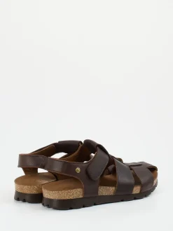 Panama Jack – Trekkingsandalen aus Fettleder Dunkelbraun