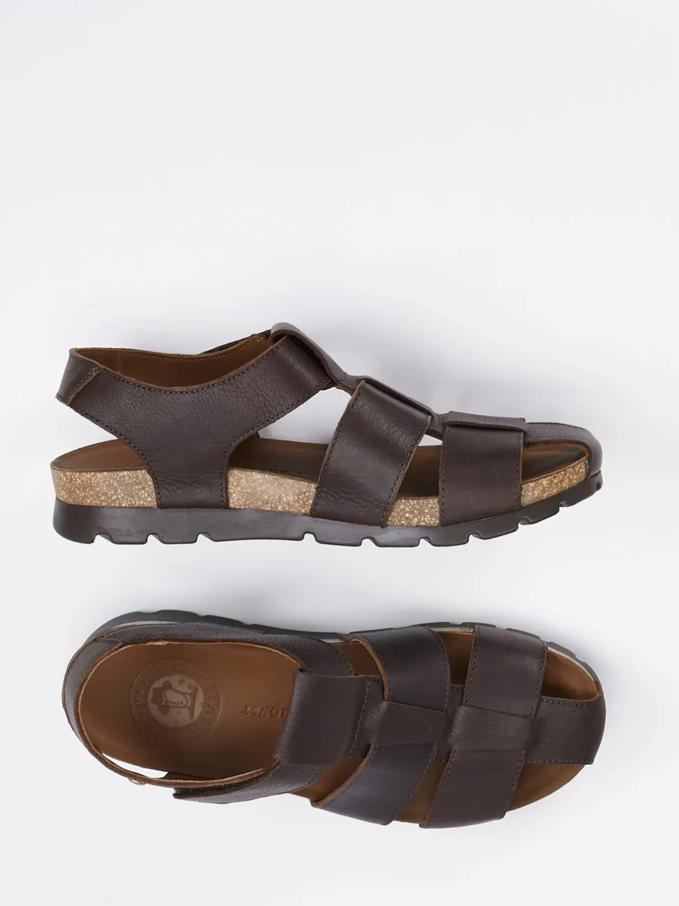 Panama Jack – Trekkingsandalen aus Fettleder Dunkelbraun