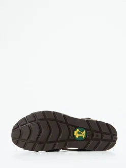 Panama Jack – Trekkingsandalen aus Fettleder Dunkelbraun