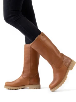 Panama Jack – Winterstiefel aus Kalbleder cognacbraun